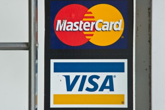 Credit cards Visa MasterCard