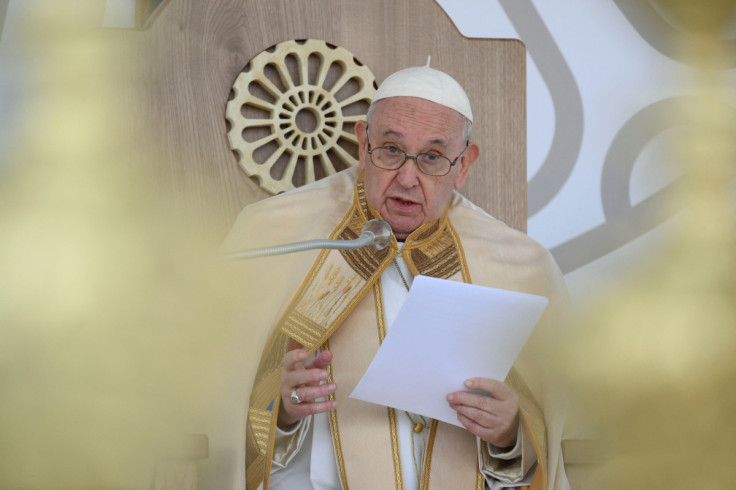 PHOTO DE DOSSIER – Le pape François se rend à Matera pour la conclusion du 27e Congrès eucharistique national