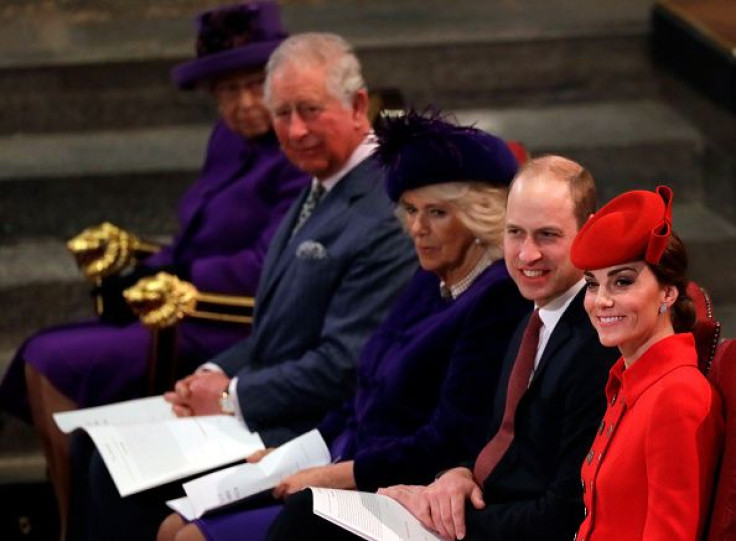 Prince Charles Camilla Parker Bowles Prince William Kate Middleton et la reine Elizabeth II