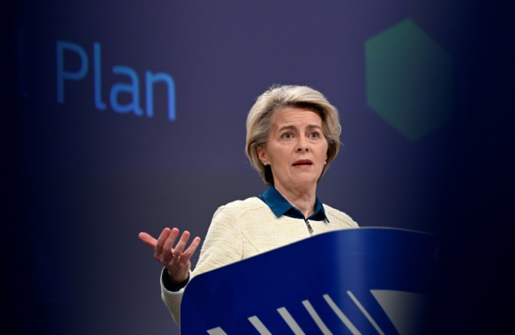 La présidente de la Commission européenne, Ursula von der Leyen, parle des plans de l&#39;UE pour contrer la menace des subventions américaines à l&#39;énergie verte