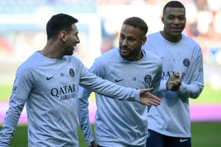 Lionel Messi, Neymar et Kylian Mbappé