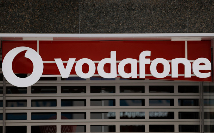 Le logo de Vodafone est visible sur la façade d&#39;un magasin à Ronda