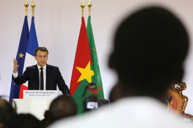 Le président français Emmanuel Macron s&#39;est adressé aux étudiants de l&#39;Université de Ouagadougou en 2017