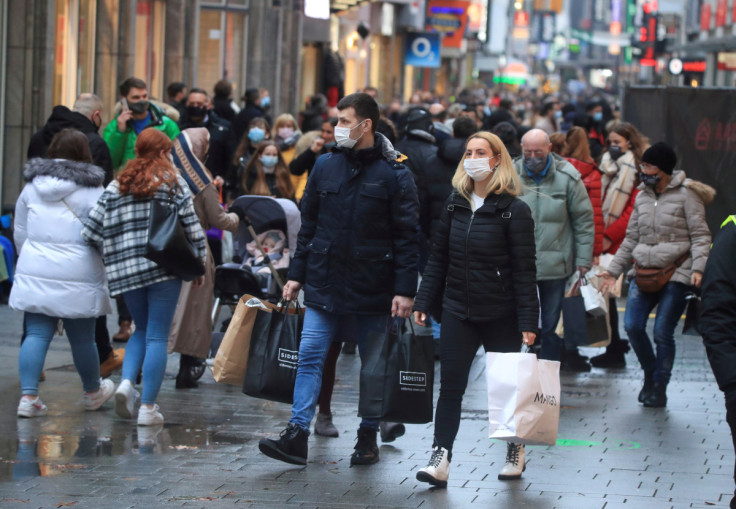 La rue commerçante de Cologne pendant la pandémie de coronavirus