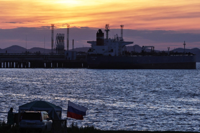 Une vue montre le terminal pétrolier de Kozmino près de Nakhodka