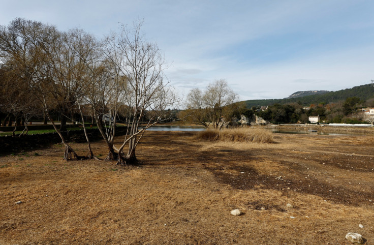 Un lac et une rivière s&#39;assèchent dans le sud de la France durement touché par la sécheresse hivernale