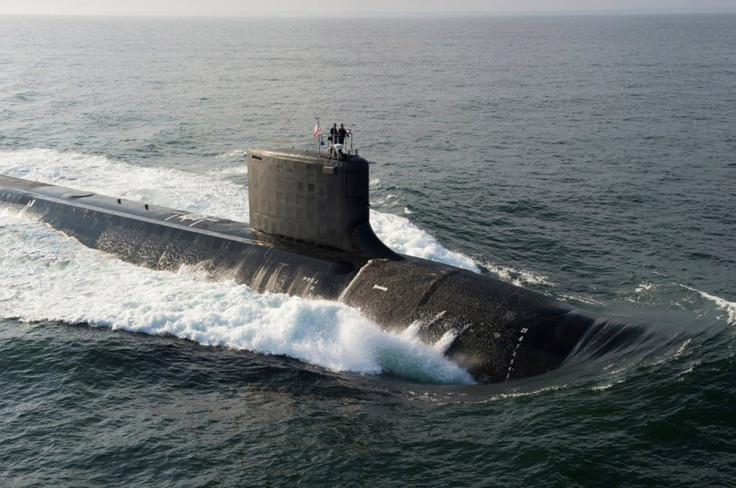 Le sous-marin USS North Dakota de classe Virginia est vu lors d&#39;essais en mer bravo dans cette photo de l&#39;US Navy