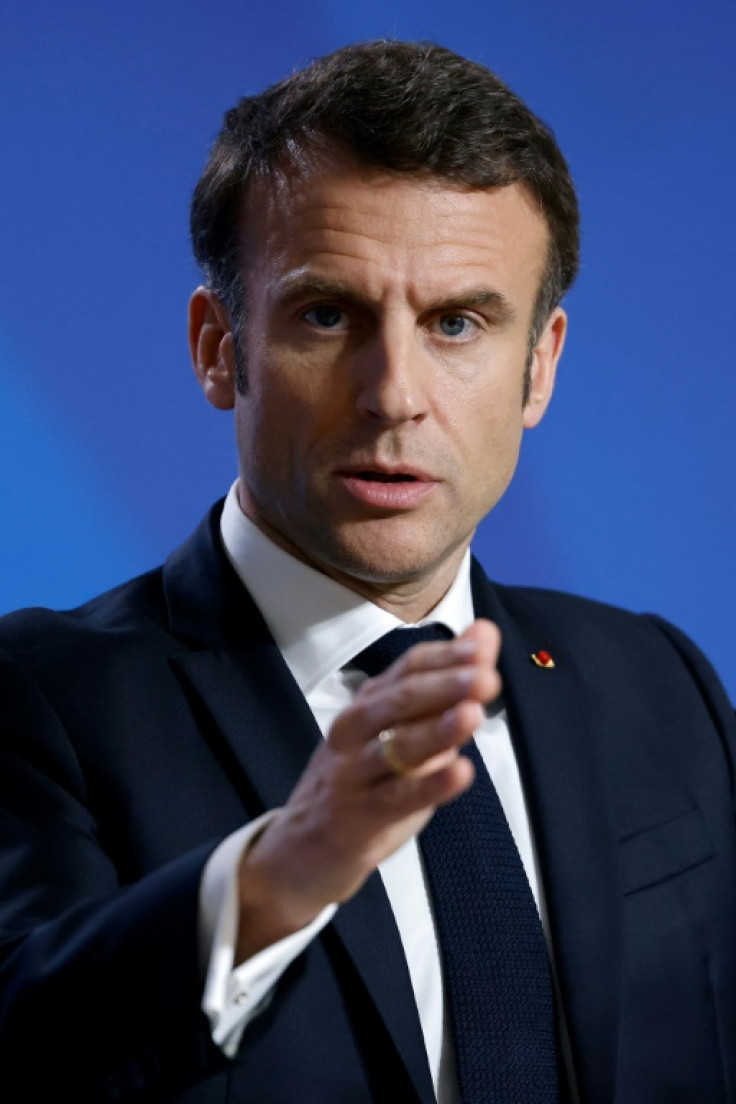 Sous pression : le président français Emmanuel Macron