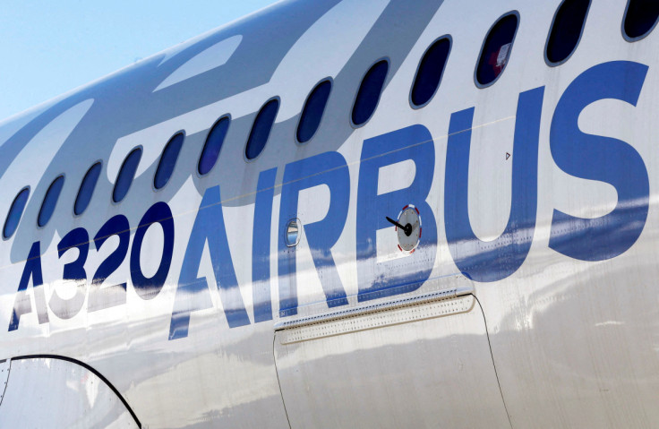Un avion Airbus A320neo est photographié lors d&#39;une conférence de presse à Colomiers près de Toulouse