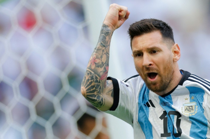 Lionel Messi a remporté la Coupe du monde avec l&#39;Argentine l&#39;an dernier