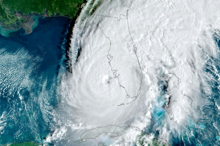 L&#39;ouragan Ian s&#39;approche de la Floride, vu par un satellite NOAA