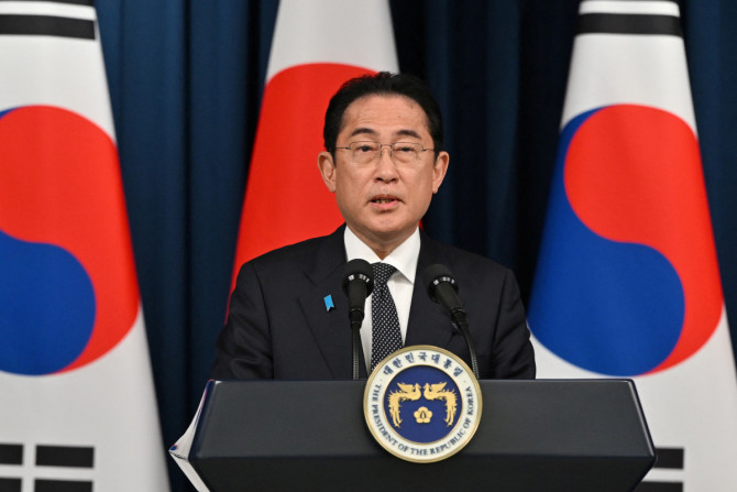 Visite du Premier ministre japonais Fumio Kishida en Corée du Sud