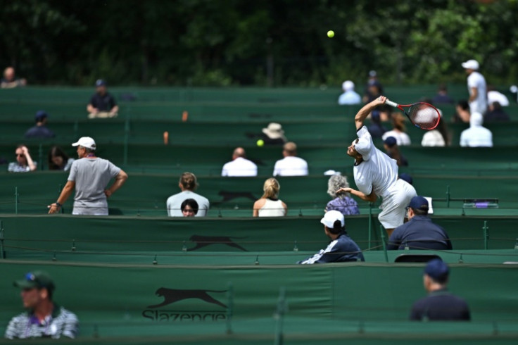 Les joueurs participent au tournoi de qualification de Wimbledon à Roehampton dans l&#39;ouest de Londres