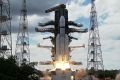 Une fusée de l&#39;Organisation indienne de recherche spatiale transportant le vaisseau spatial Chandrayaan-3 décolle le 14 juillet 2023.