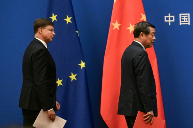 Le commissaire européen au Commerce, Valdis Dombrovskis, était en Chine la semaine dernière après que Bruxelles a lancé une enquête sur les subventions chinoises aux voitures électriques.