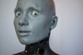 Le robot humanoïde IA « Ameca » exposé à Genève l&#39;année dernière. Mais dans quelle mesure l’IA aura-t-elle un impact sur le marché du travail ?