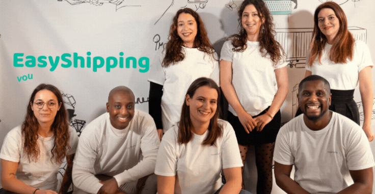 L'équipe de la start-up EasyShipping