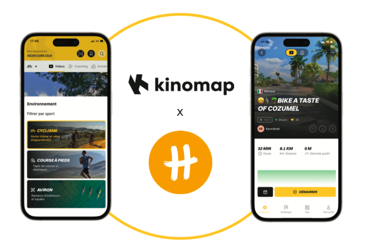 Une collaboration Kinomap/Sport Heroes pour une expérience sportive plus riche