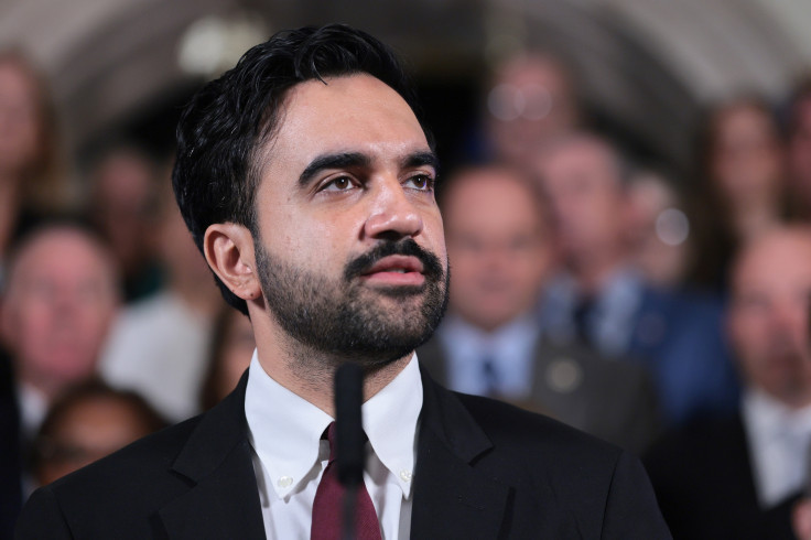 Le maire de New York, Zohran Mamdani, lors d'une conférence de presse